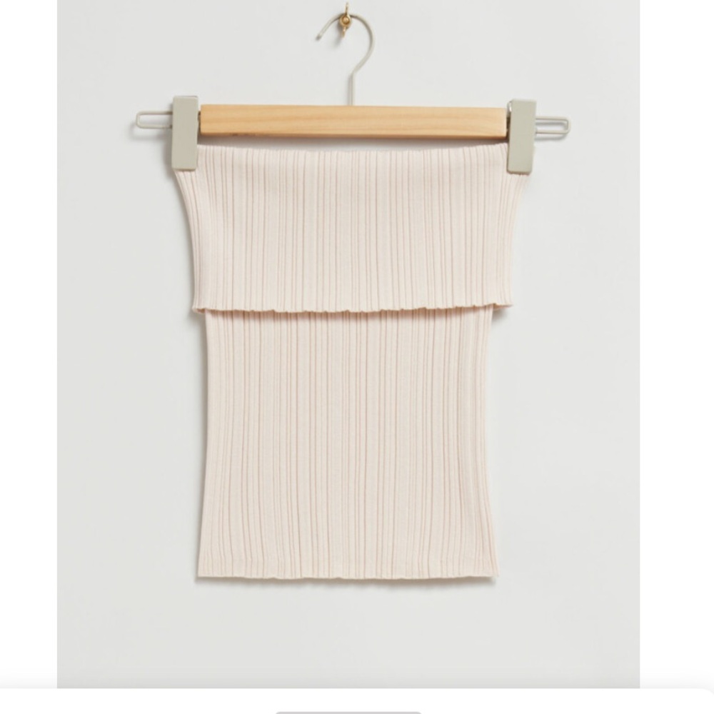 & Other Stories Off-The-Shoulder Knit Tube Top